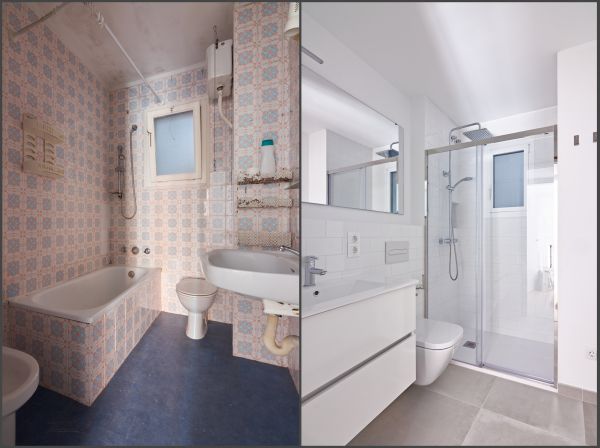 Small Bathroom Renovation in Midlothian