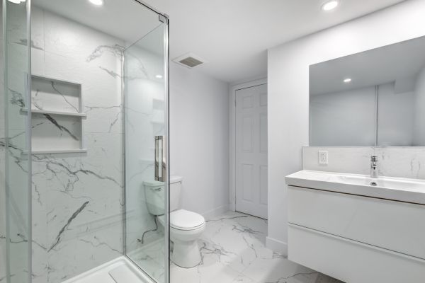 Basement Bathroom Installation in Midlothian