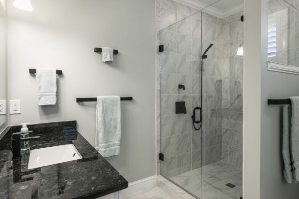 Granite Shower Installation in Midlothian