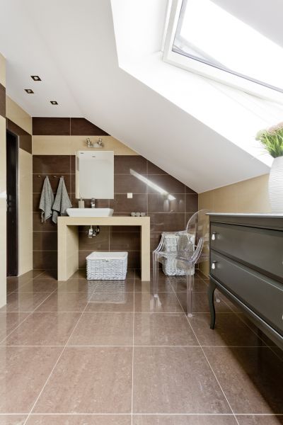 Attic Bathroom Installation in Midlothian