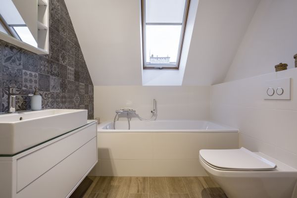 Attic Bathroom Construction in Midlothian